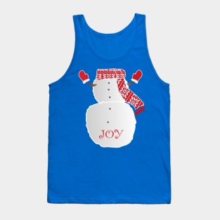 1980s funny matching family christmas snowman Tank Top